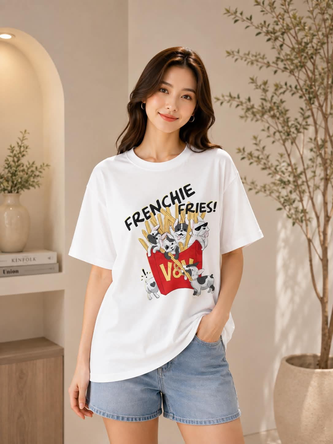 BESIDE YOU T-SHIRT FREESIZED ( French Fries )