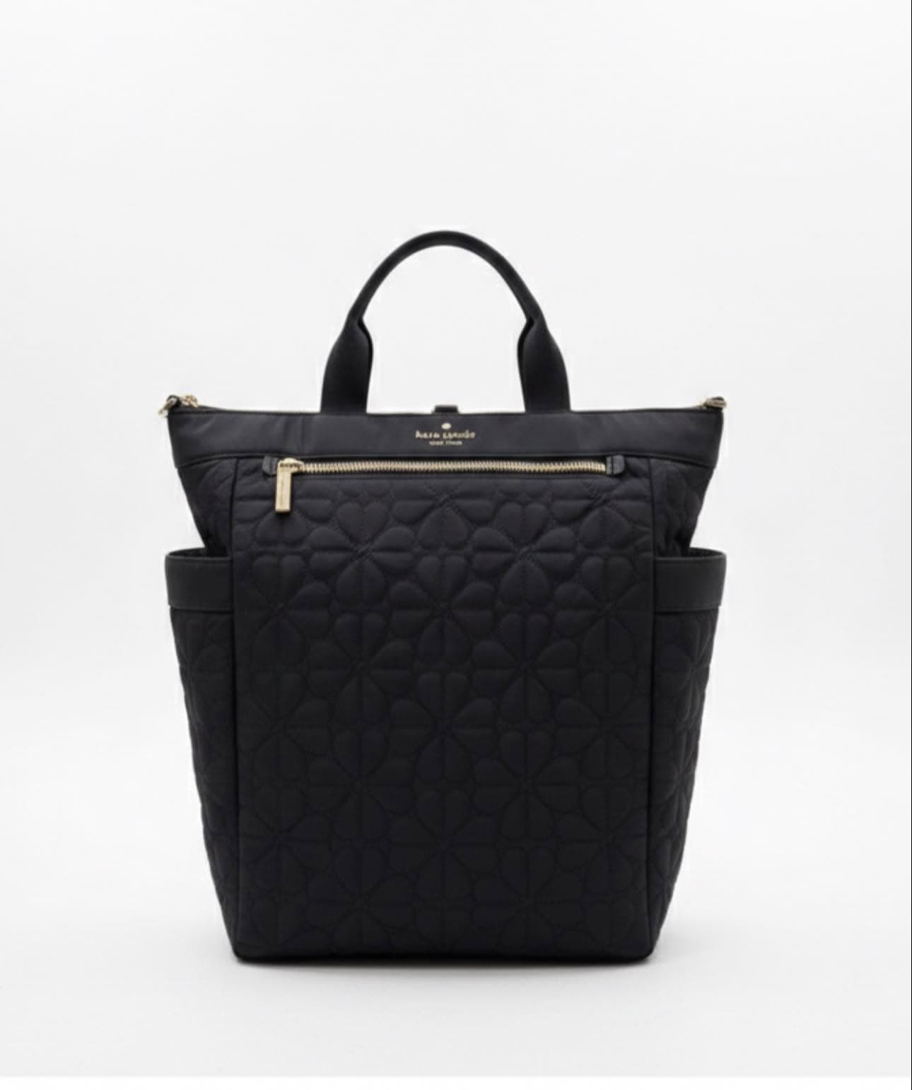 Kate Spade Spade Flower Quilted Fabric Medium Convertible Backpack