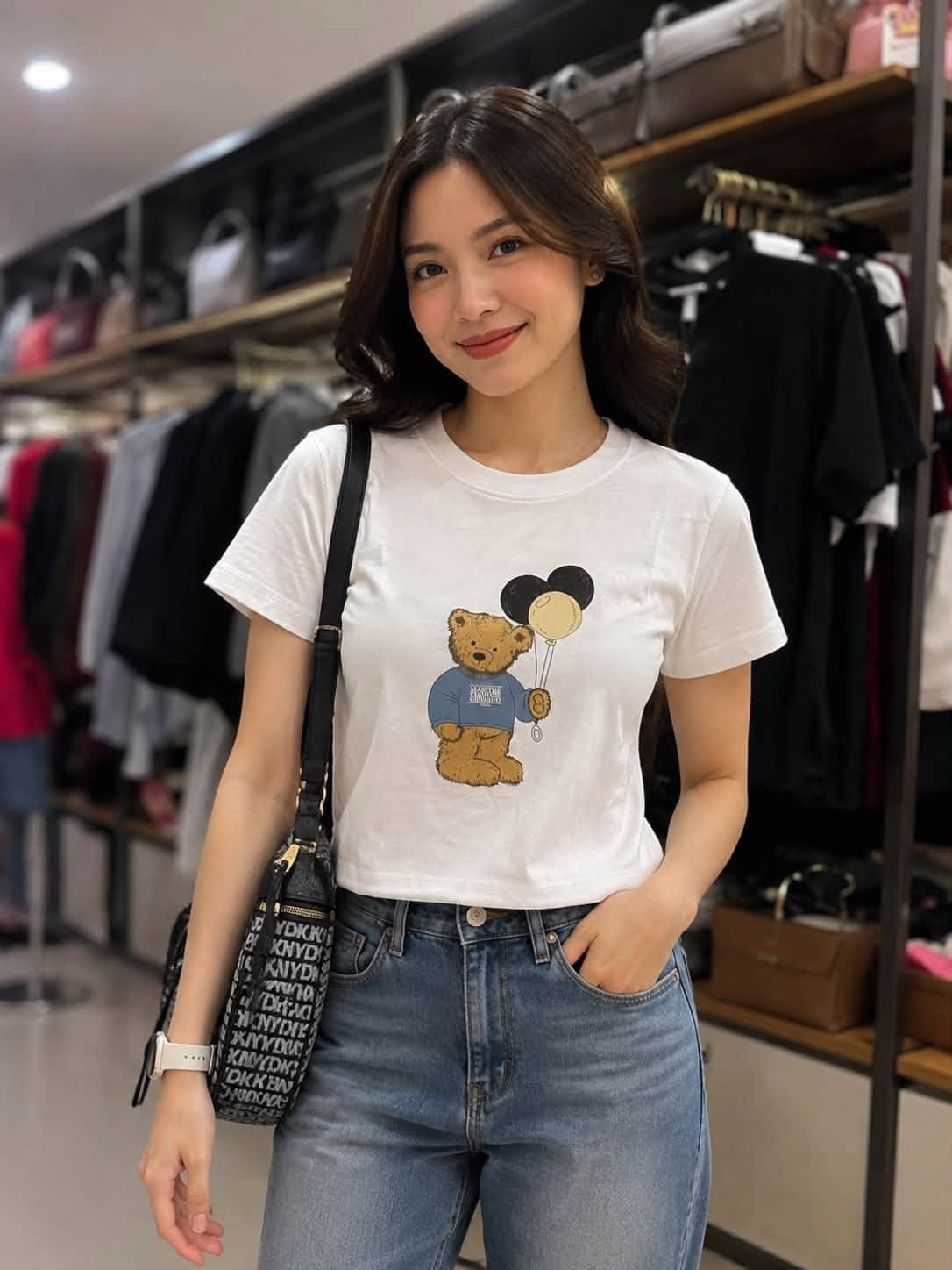 BESIDE YOU BEAR CROPTOP